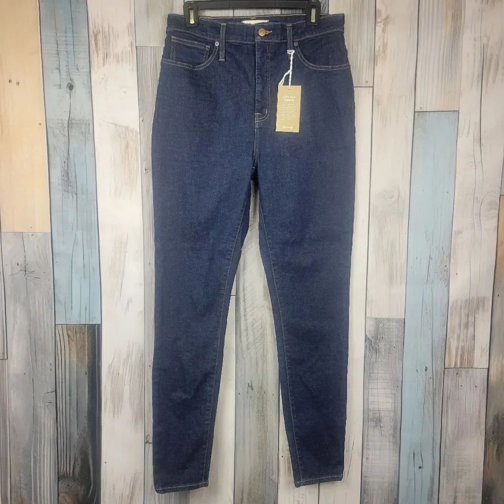 Madewell High Rise Women's Jeans - Dark Blue